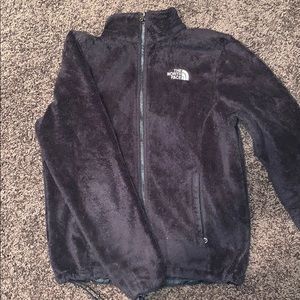 Black north face zip up